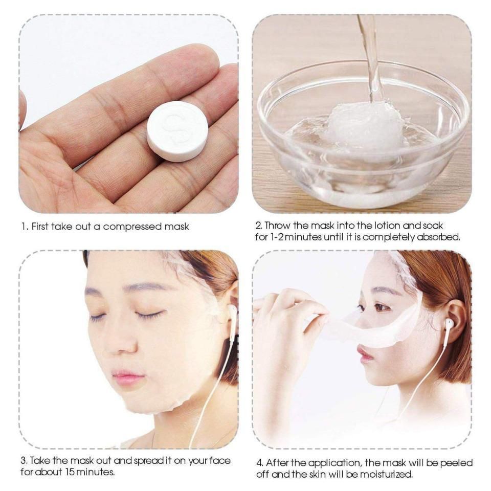 Disposable Face Mask Tablets (Pack of 50pc)